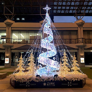 Osaka Bay Tower Winter Illumination of Sounds and Lights 2023