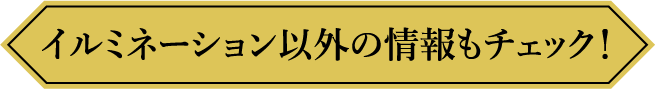 イルミネーション以外の情報もチェック！