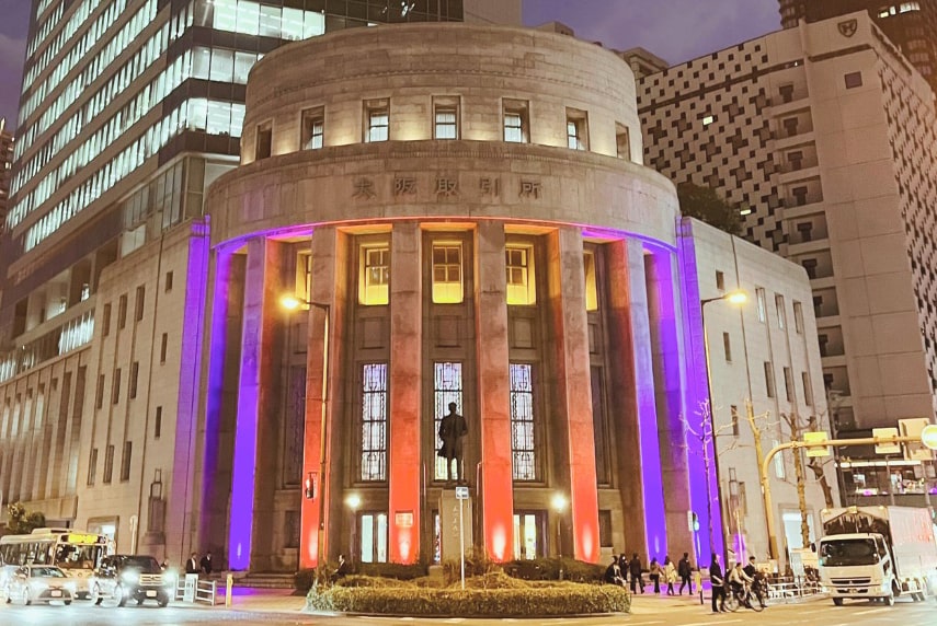 取引所 特別ライトアップ