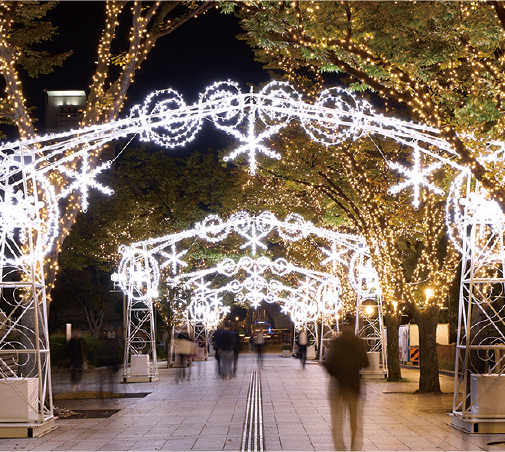 中之島イルミネーションストリート 画像